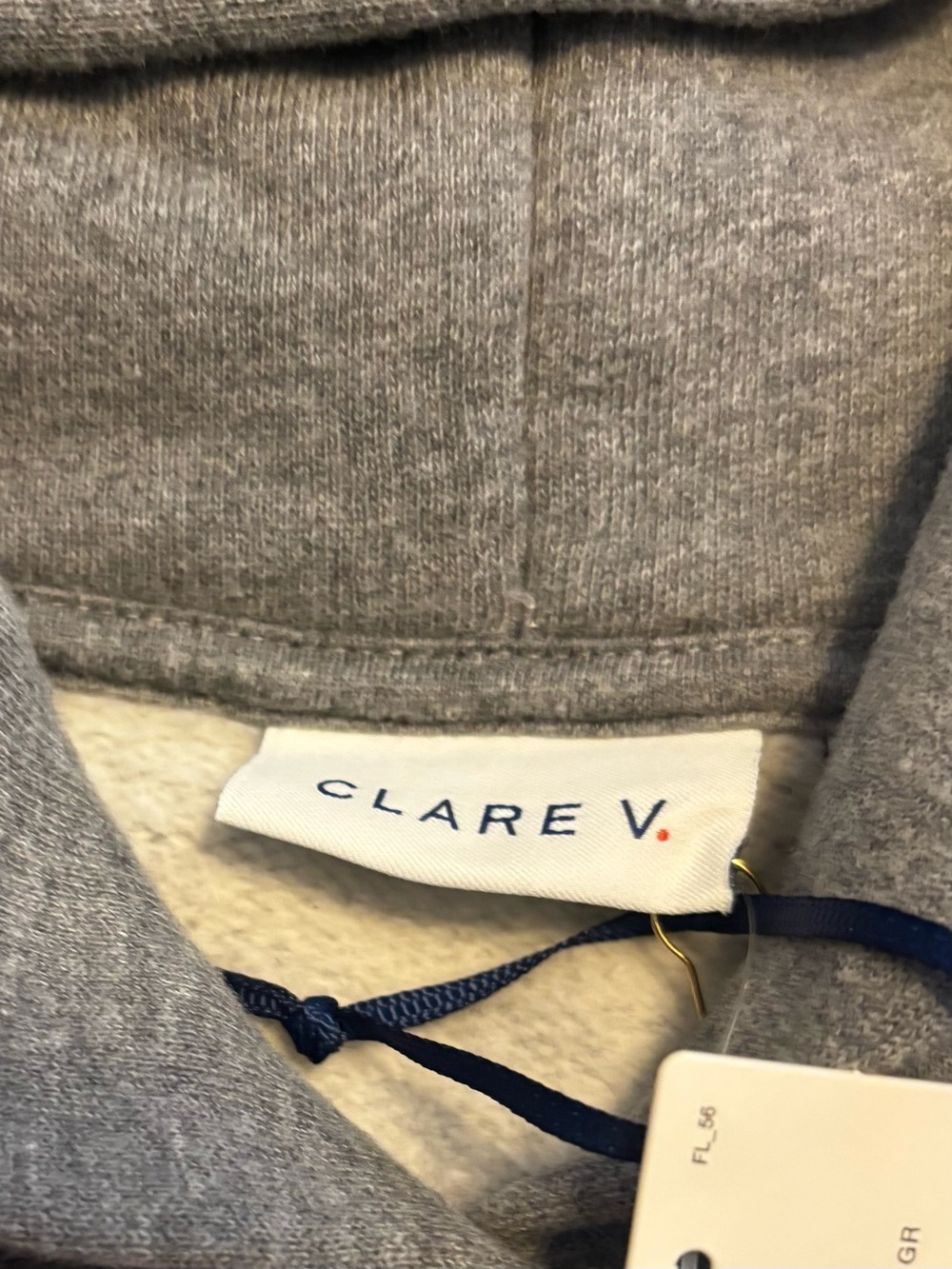 Clare V. “Blase” Le Boxy Hoodie Size Large NWT - Picture 3 of 5